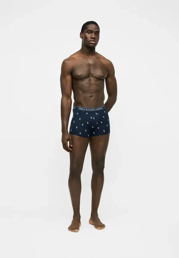 Комплект из 3 трусов, хлопок с эластаном, Polo Ralph Lauren, Blu, Red, красный/синий