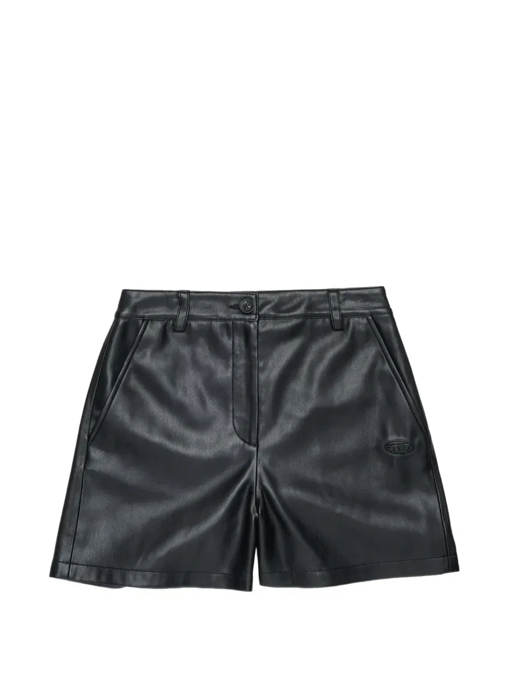 Шорты с вышитым логотипом Diesel Kids, черный