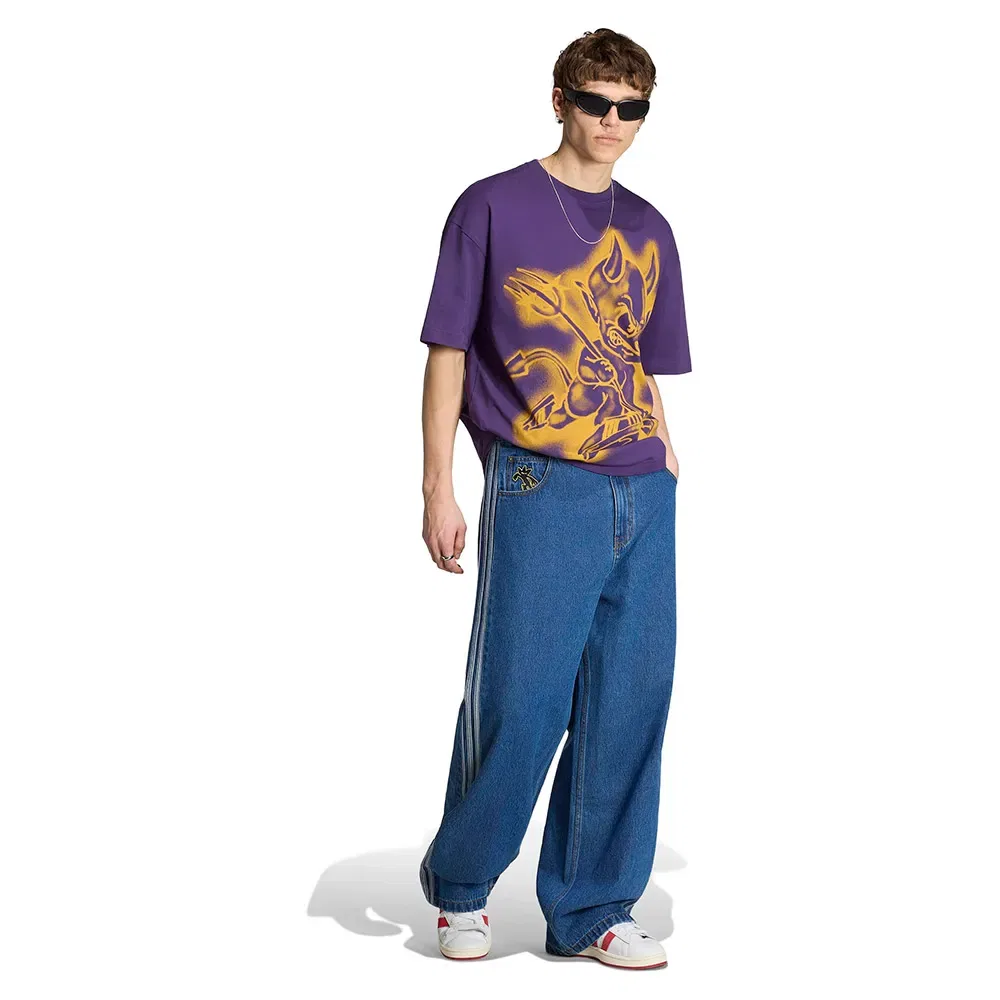 Мужские джинсы из хлопка ST Adidas Originals, Blue — фото 4