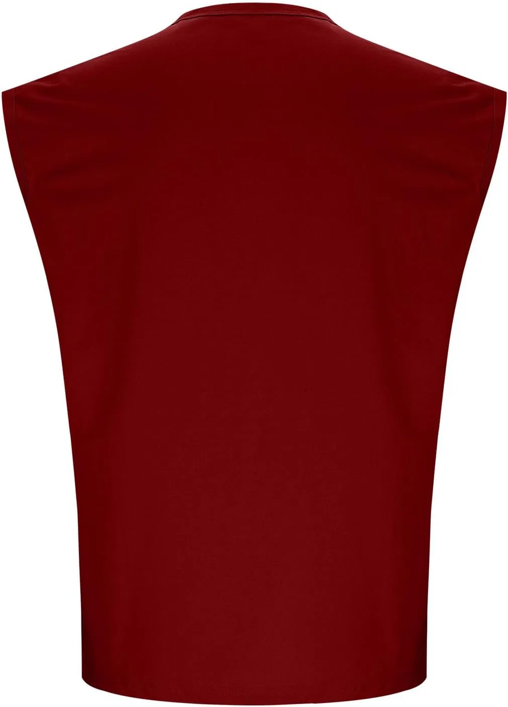 Мужская майка-борцовка с кап-рукавом Regular Fit, Wine — фото 3