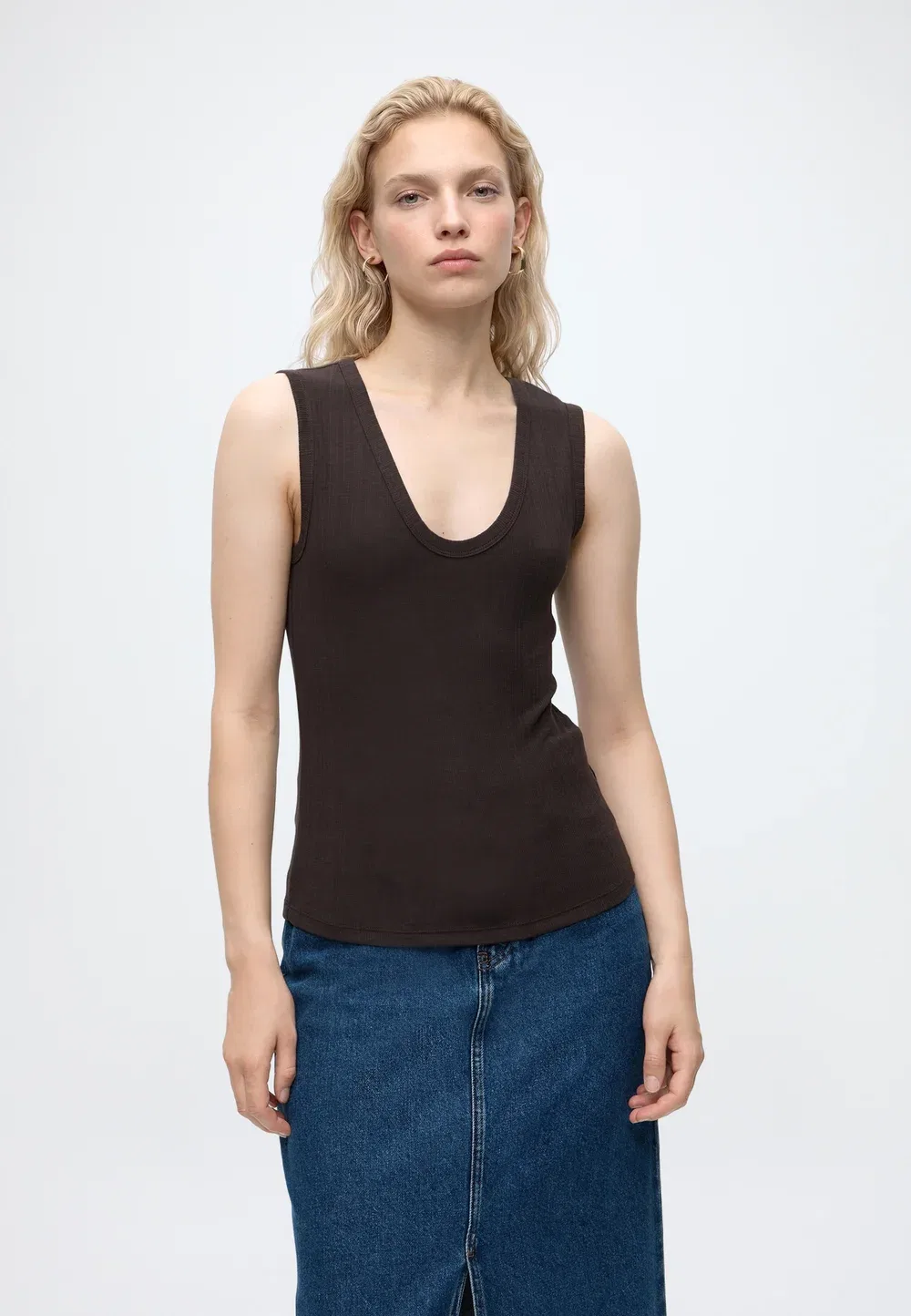 Роскошная майка Gap, Terra Brown