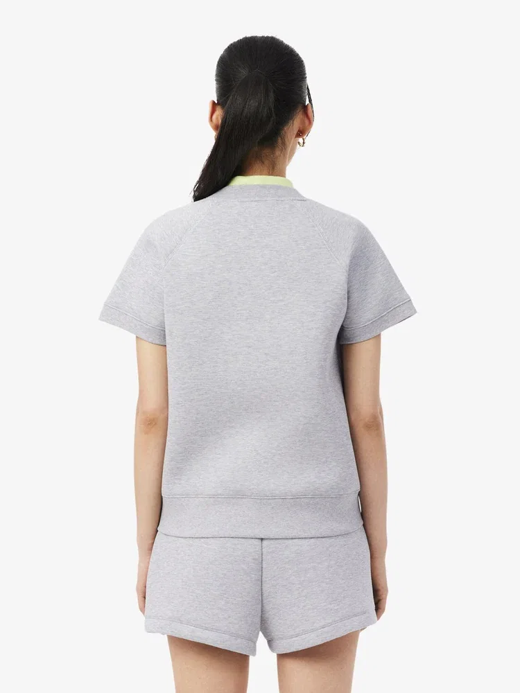 Футболка с длинным рукавом LACOSTE Silver, Antique Silver — фото 3