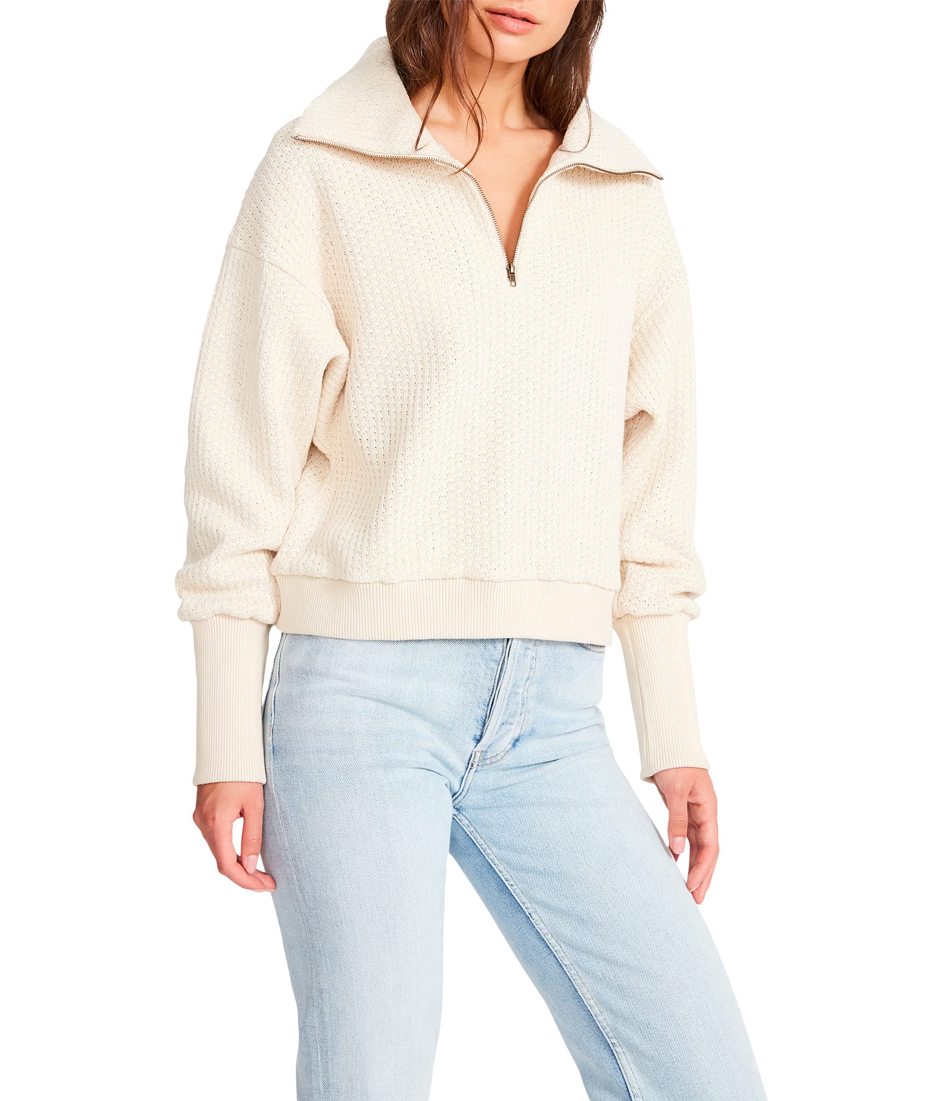 

Пуловер Steve Madden, Shot Collar Sweatshirt