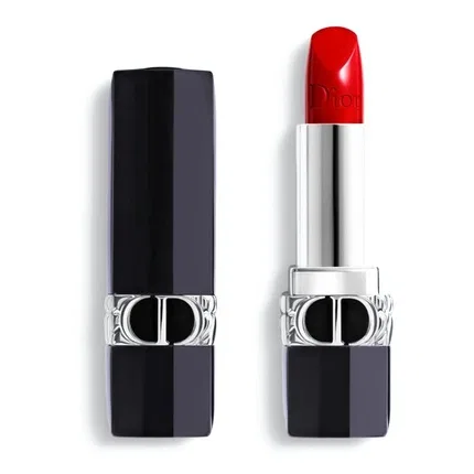 Мини-помада Dior Rouge 999, Satin Finish, 1.1 г, Красный