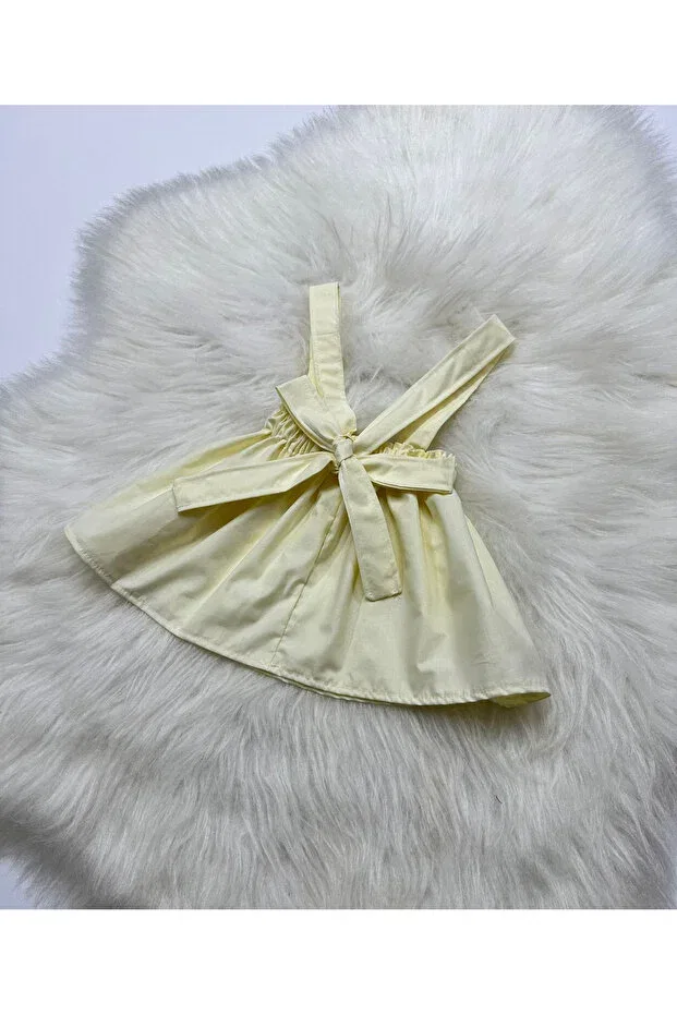 Детское платье для девочек без рукавов Moda Lina Baby, Nude Color — фото 2