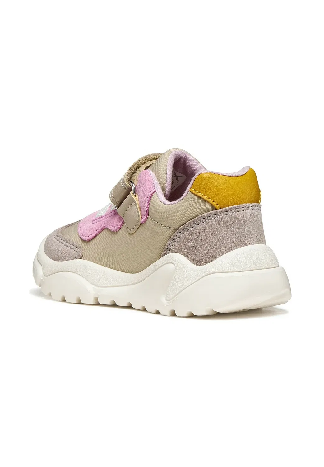 B ciufciuf girl - детские туфельки Geox, Beige Dark Pink — фото 4