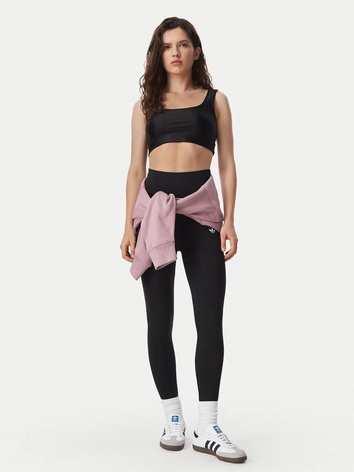 Женские леггинсы облегающего кроя Essentials Tights Adidas, черный — фото 2