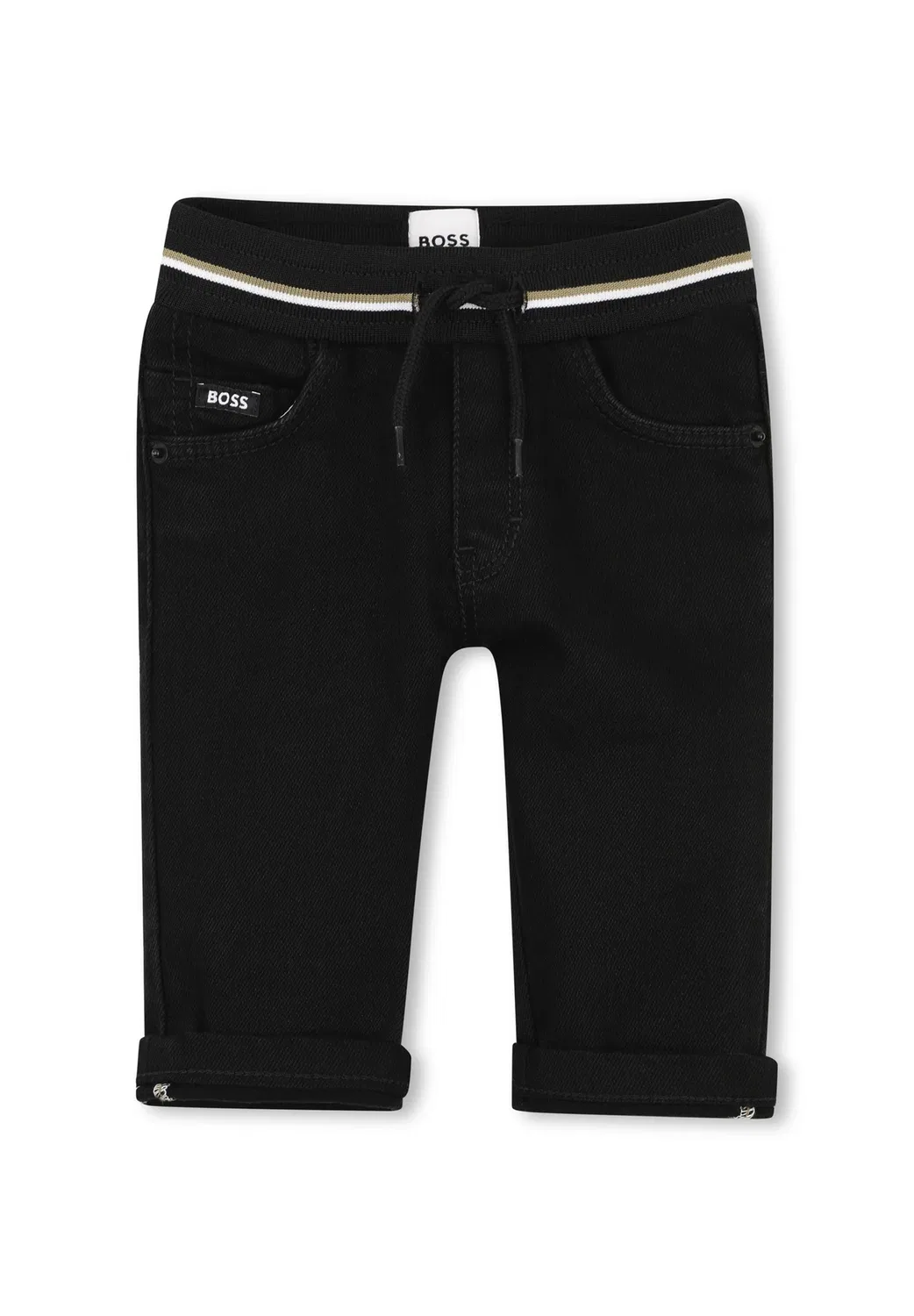 Pantalon en denim - джинсовые шорты Boss Kidswear, Black