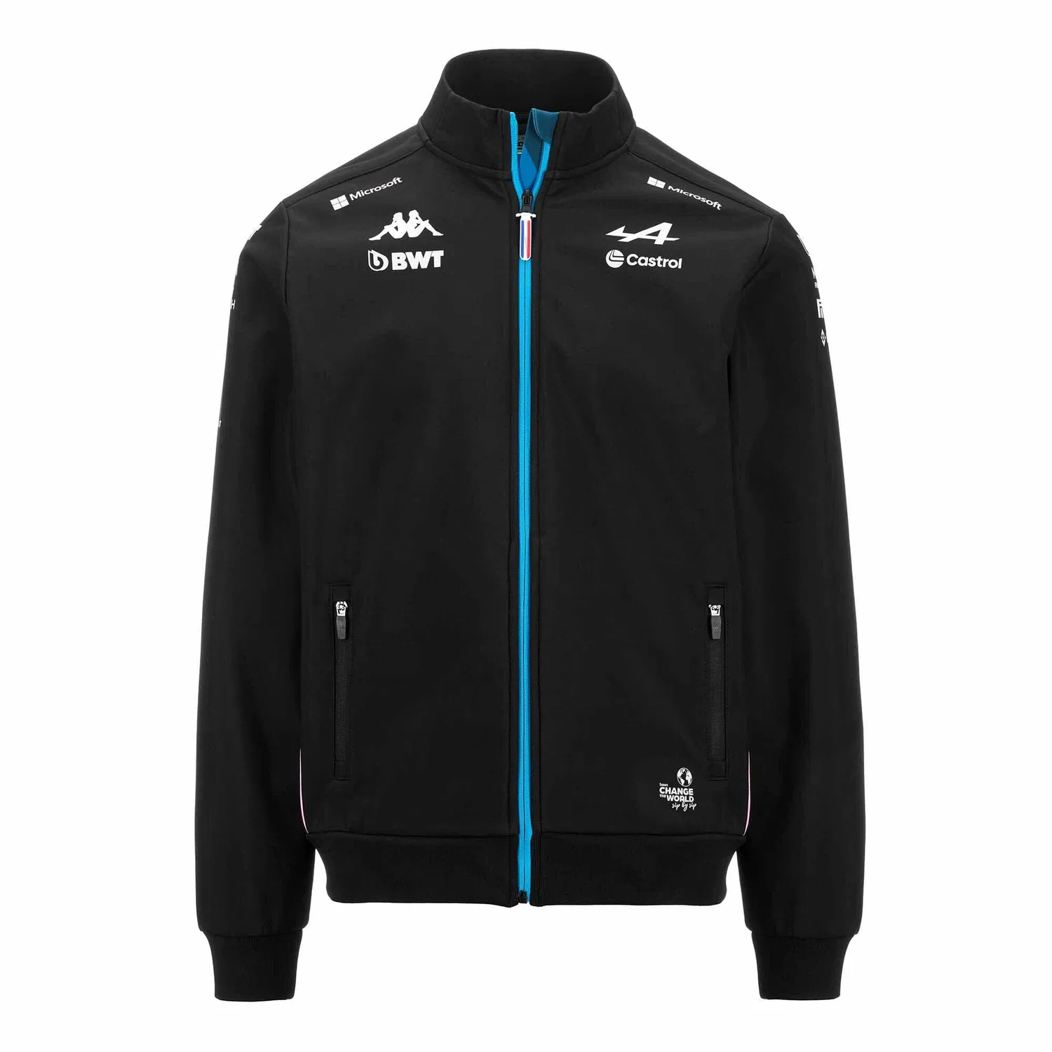 Детская куртка с длинным рукавом Amdacy Alpine F1 Kappa, Schwarz Himbeerrosa