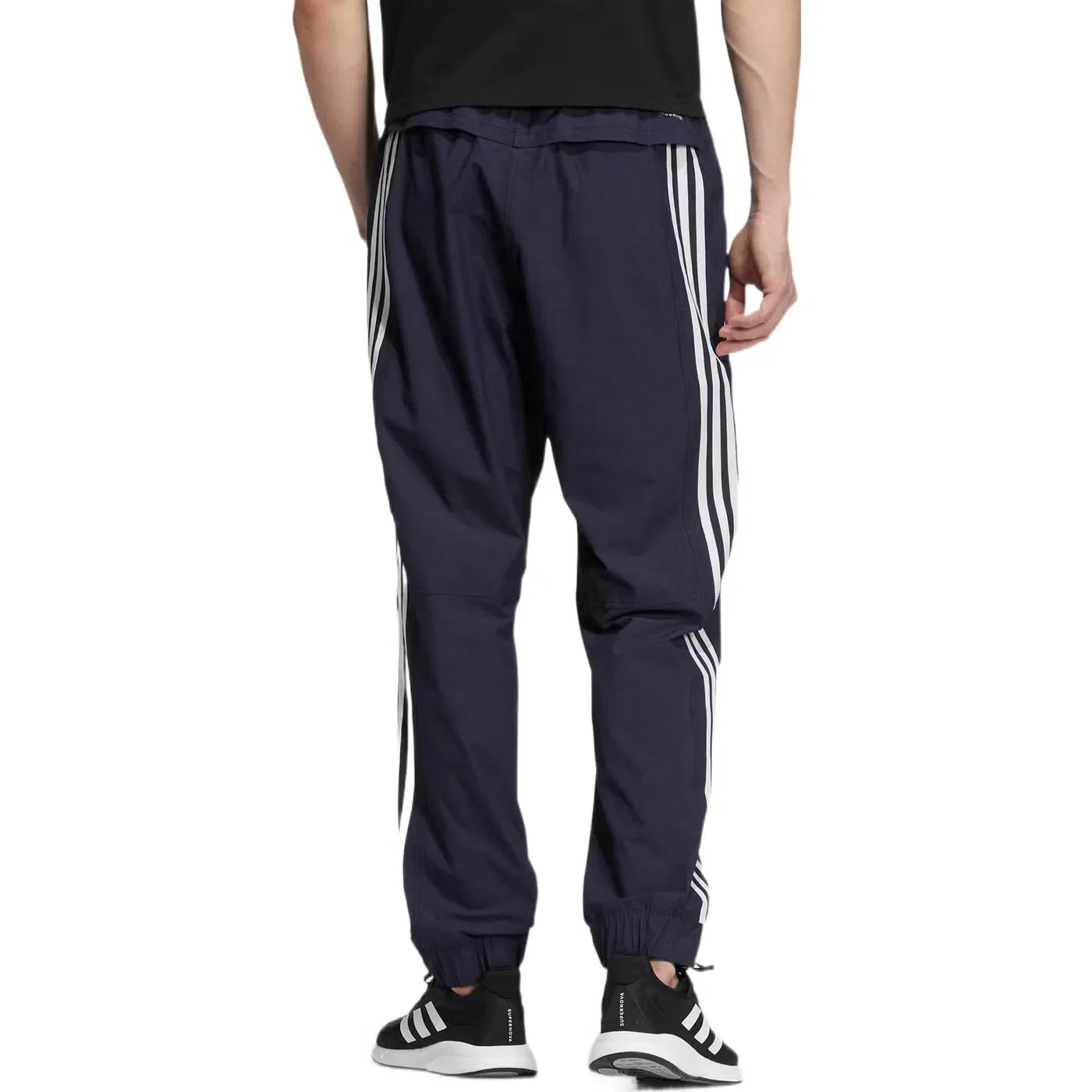 Спортивные штаны с контрастными полосками на резинке Adidas, многоцветный — фото 3