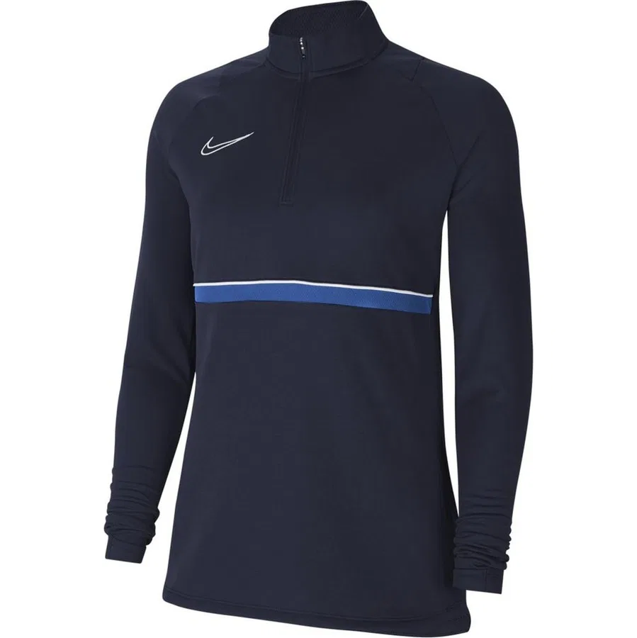 Женская футболка с длинным рукавом Nike Df Acd21 Dril Top, Темно-синий