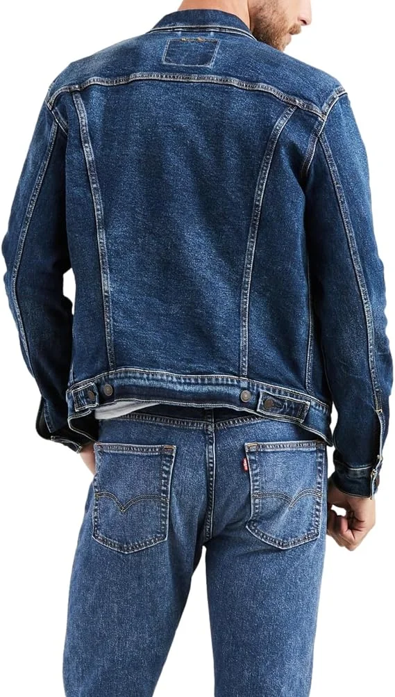 Джинсовая куртка Levi's Trucker, синий колуза — фото 3