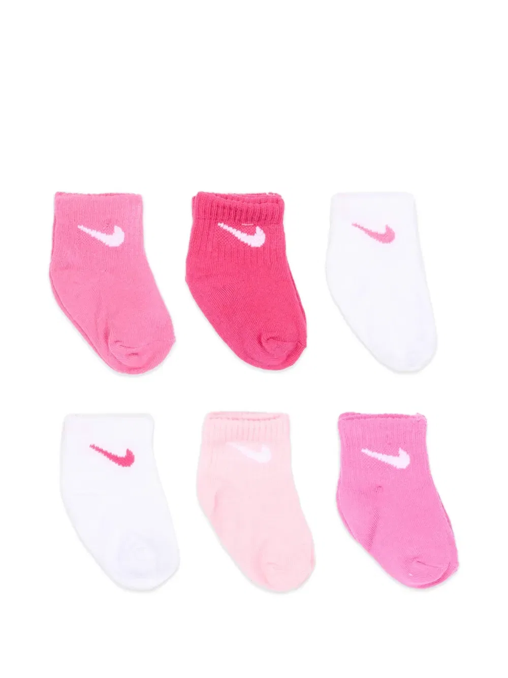 Носки Swoosh Nike Kids, розовый/белый