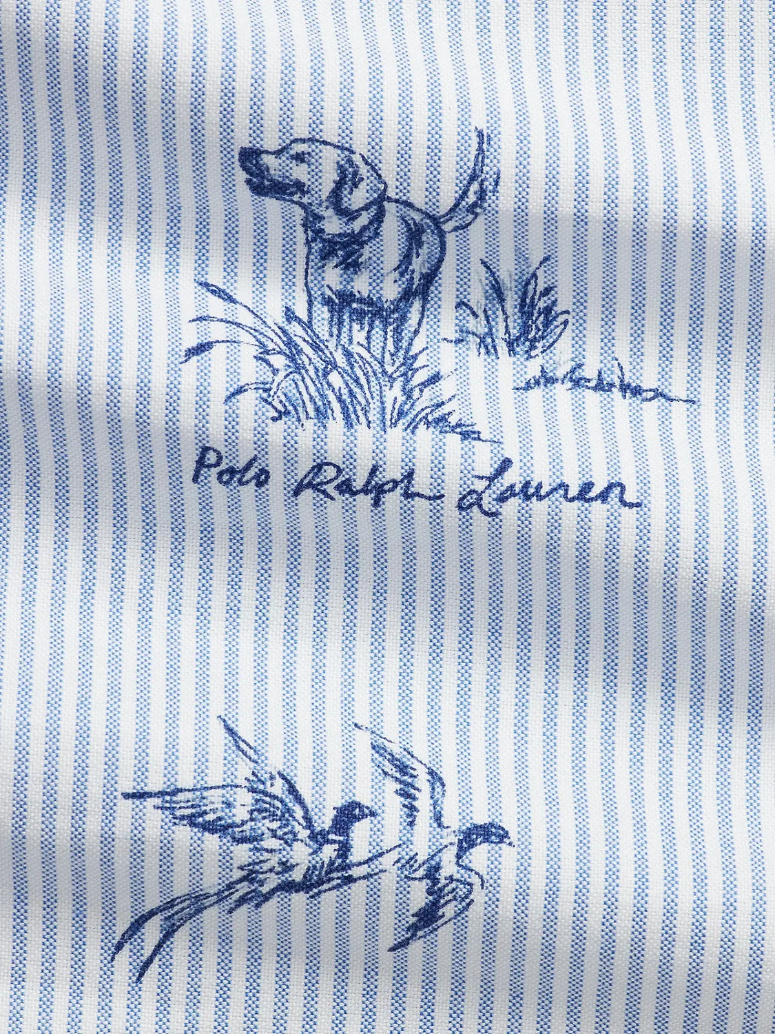 Рубашка оксфорд хлопковая с вышивкой Polo Ralph Lauren, белый — фото 2