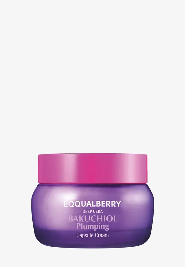 Крем для лица с капсулами бакучиола для увеличения объема 50 мл Eqqualberry