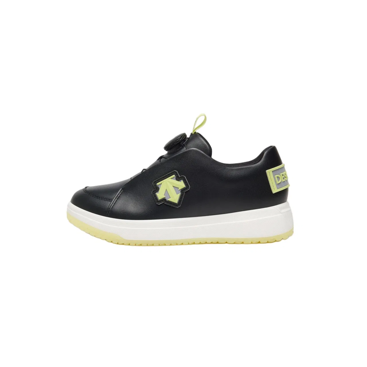 Детские кожаные кроссовки для скейтбординга с низким верхом Classic Yellow DESCENTE