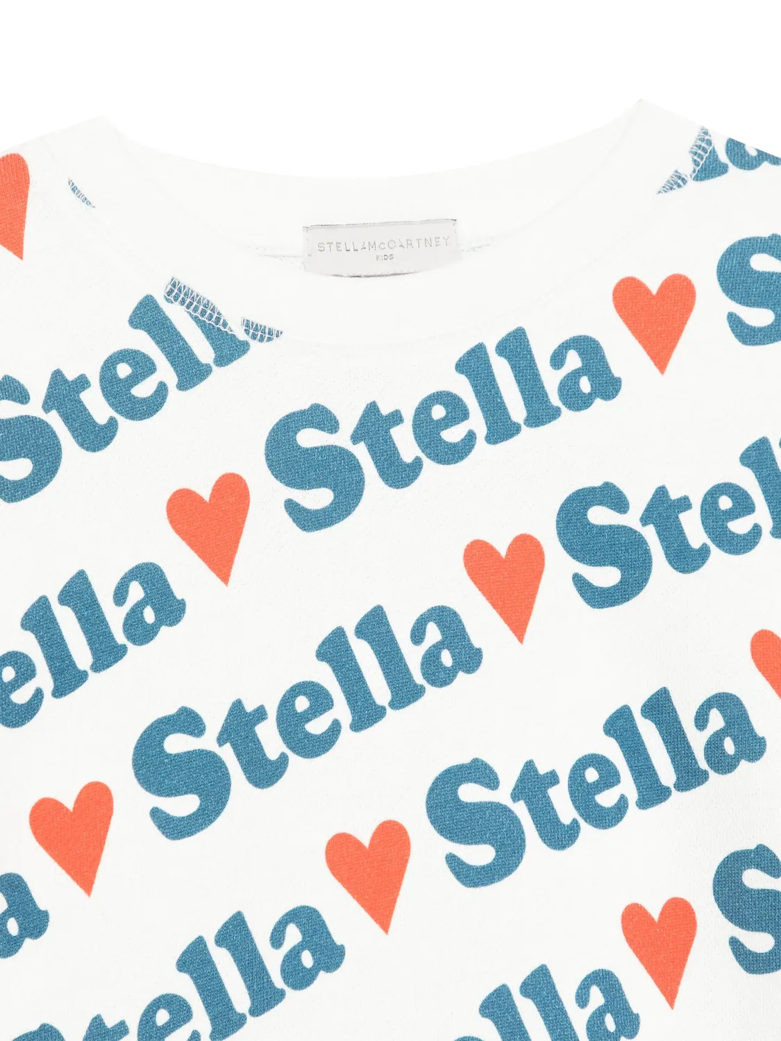 Толстовка с капюшоном из органического хлопка Stella McCartney, белый — фото 2