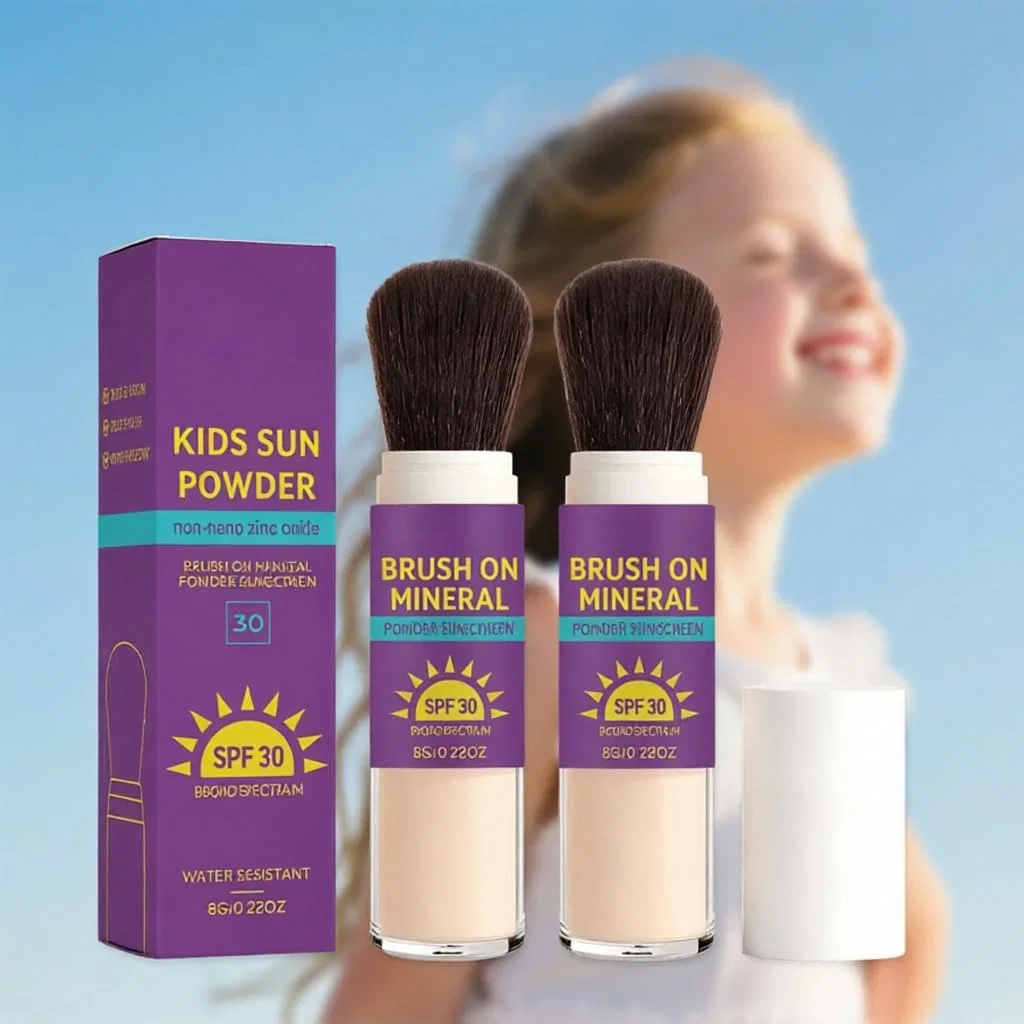 Минеральная солнцезащитная пудра SPF 50, Generisch, 2 шт по 8 г
