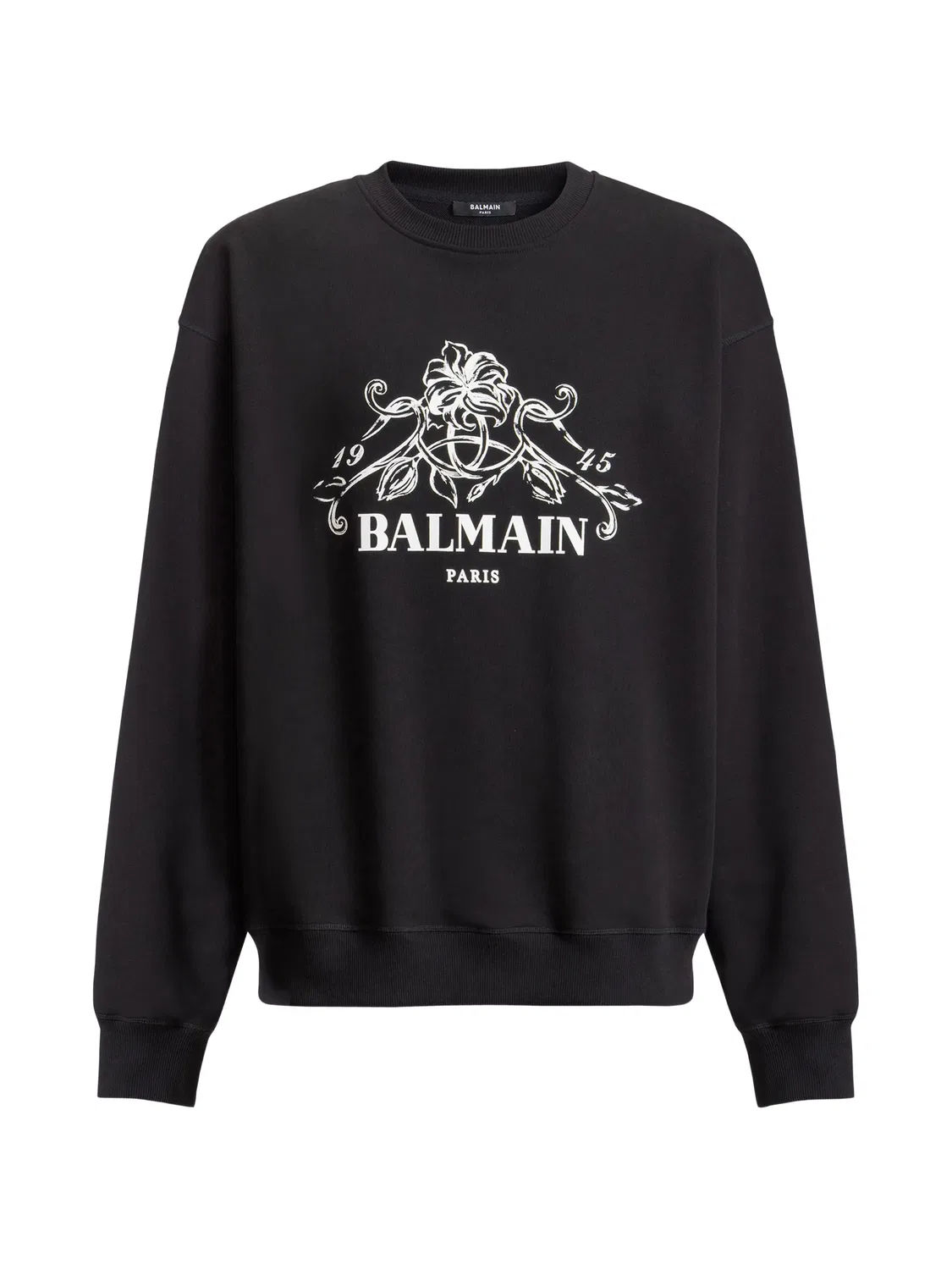 Balmain Свитшот Vine черный