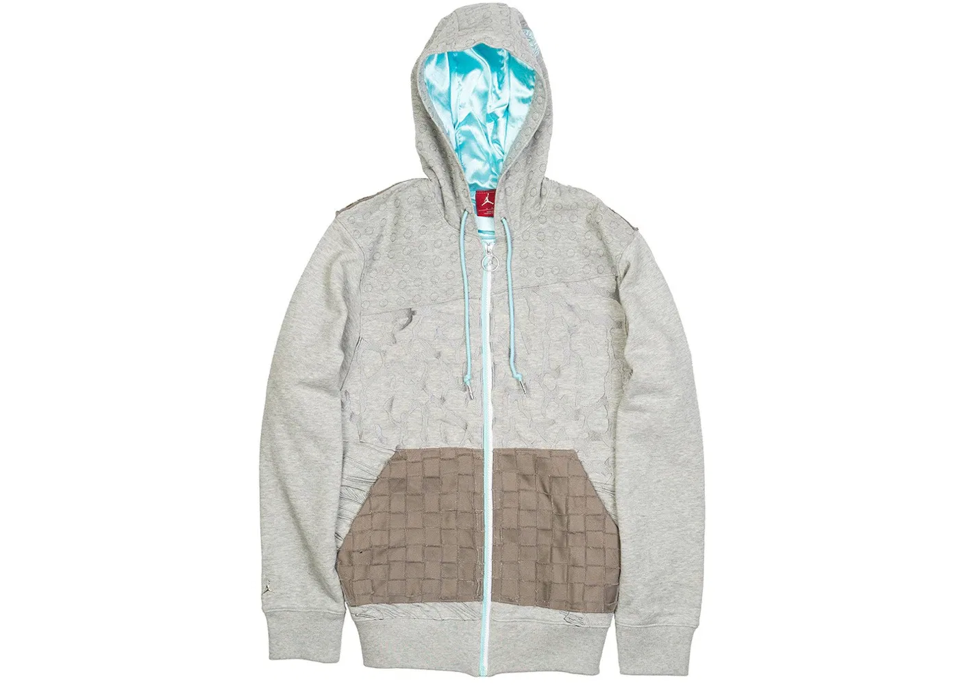 Мужская куртка-худи с принтом Jordan Flight Heritage Grey