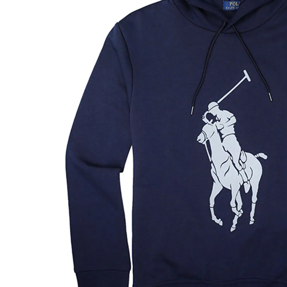 Мужской свитшот с принтом Big Pony Polo Ralph Lauren, Marine Blue — фото 4