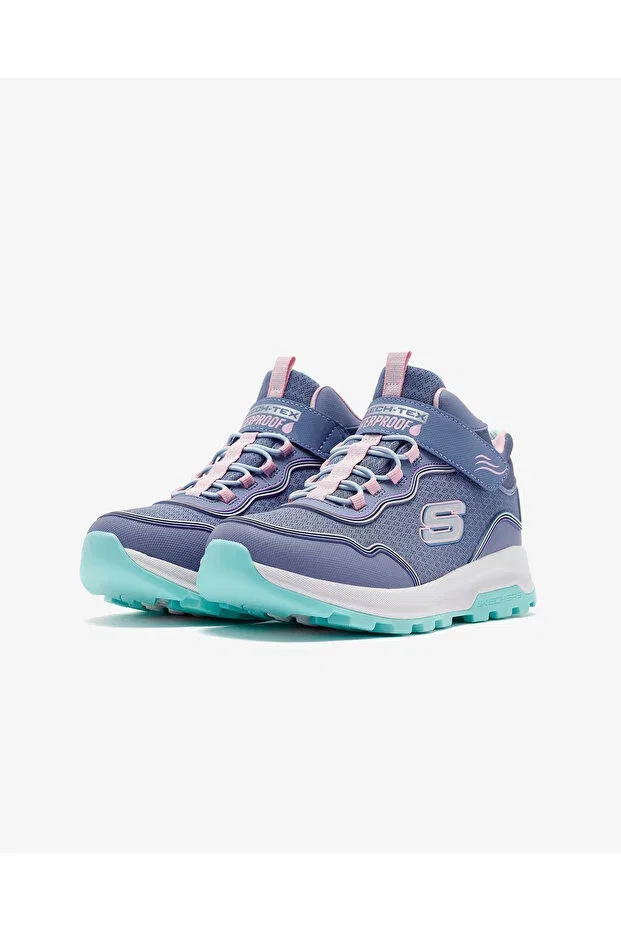 Детские ботинки для девочек водонепроницаемые Storm Blazer - Streamline Coast Skechers, Gray — фото 3
