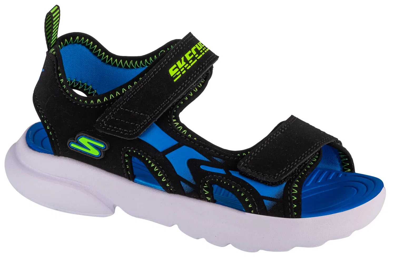 Детские сандалии для мальчиков с технологией Lightweight Skechers Razor-Splash, Цвет: Schwarz
