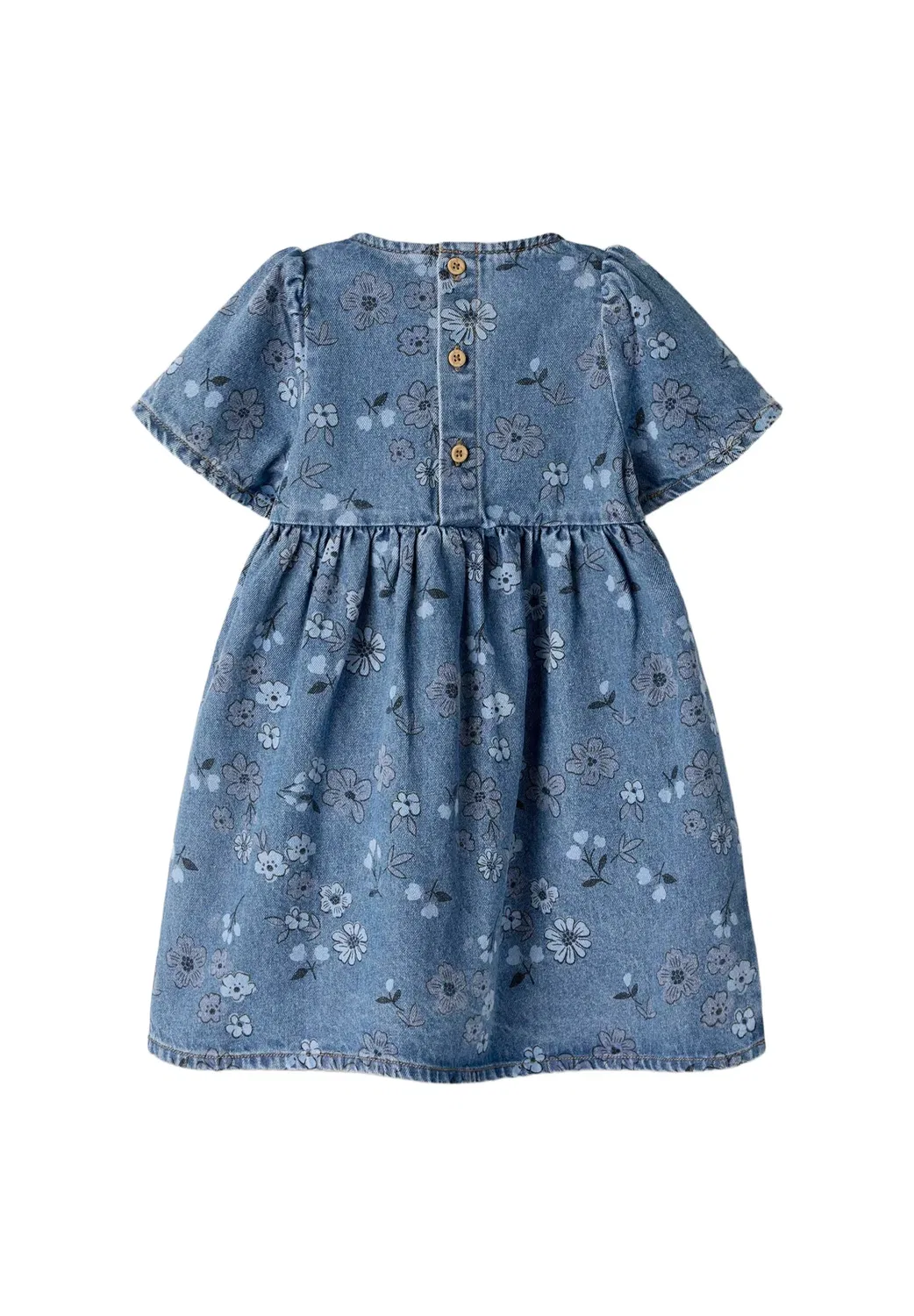 Платье из джинсовой ткани - джинсовое платье Name It, Medium Blue Denim — фото 2