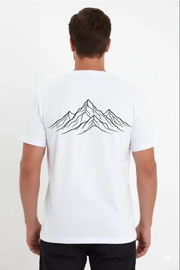 Мужская футболка с принтом nihilistic penguin printed crew neck short sleeve summer t-shirt Vexor, White — фото 2