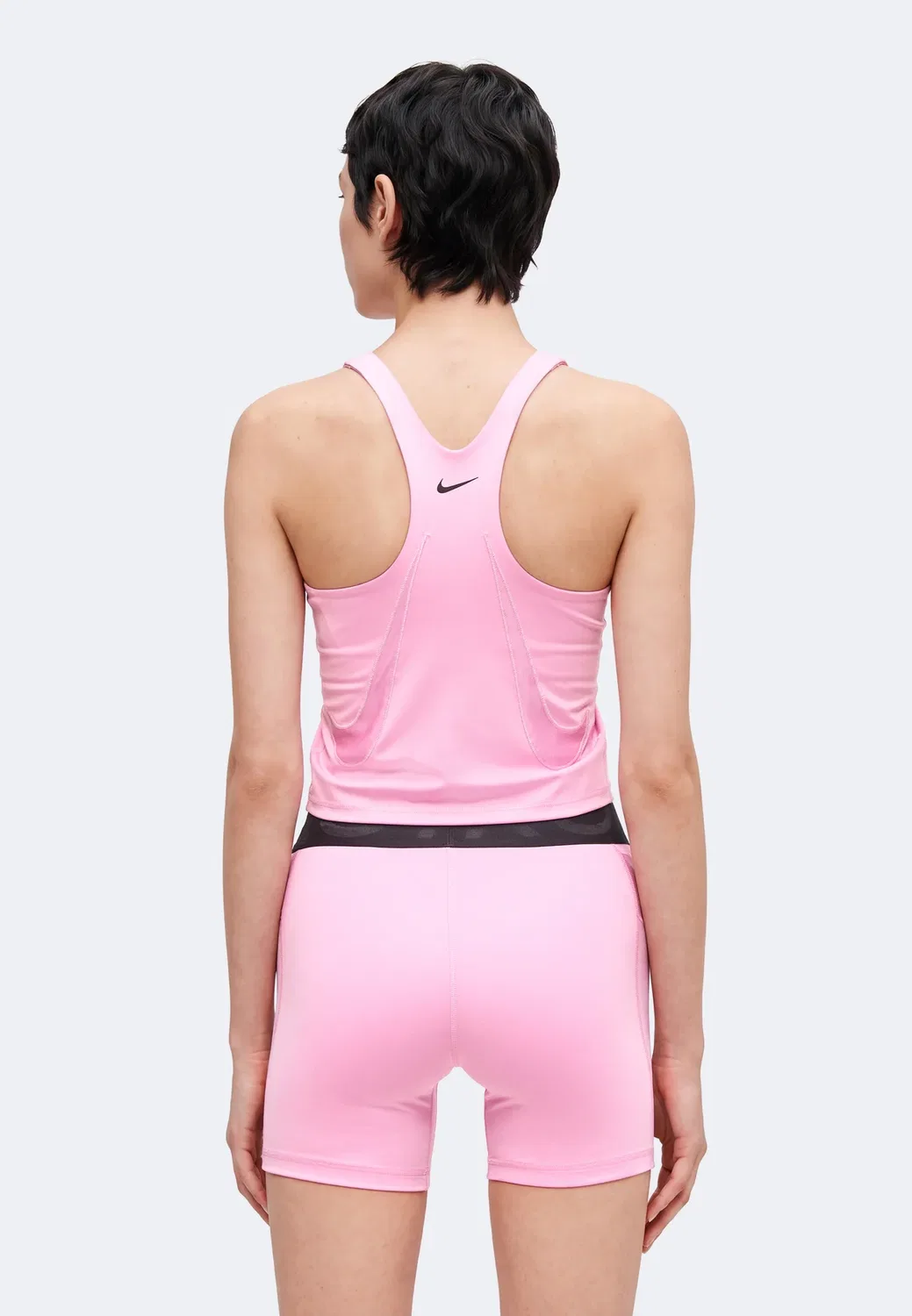 Топ-Бюстгальтер для коррекции фигуры Nike Performance, Pink Rise/Black — фото 3