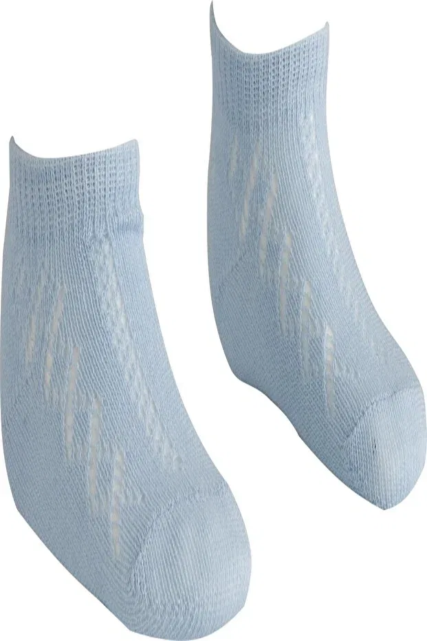 Детские носки для девочек хлопковые Mesh Booties Socks Bebeğime Çorap, Blue