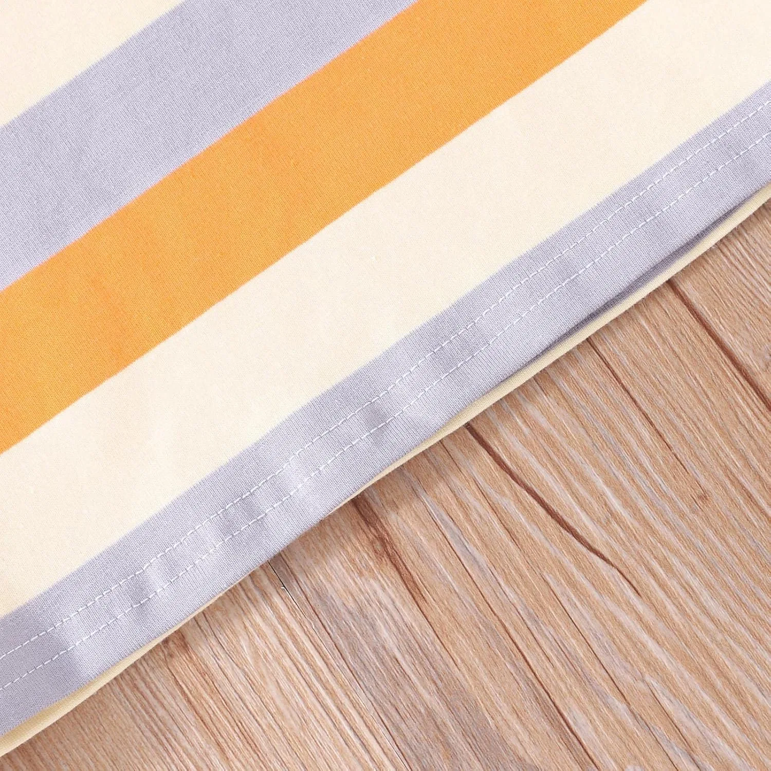 Футболка для детей Rainbow Striped Moonker, Gold-2 — фото 4