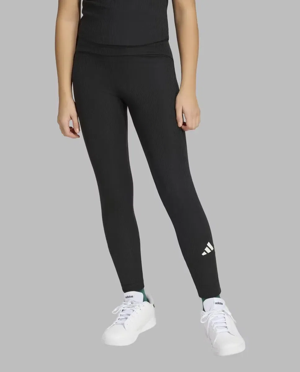 Детские леггинсы для девочек с принтом Seasonals Collegiate adidas, Negro
