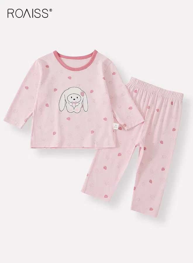 Комплект пижам с длинным рукавом и эластичным поясом, Roaiss, тип 3