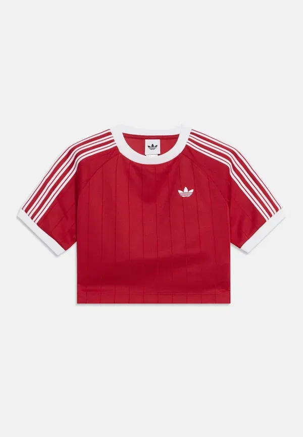 Детская футболка унисекс с принтом Adidas Originals, красный