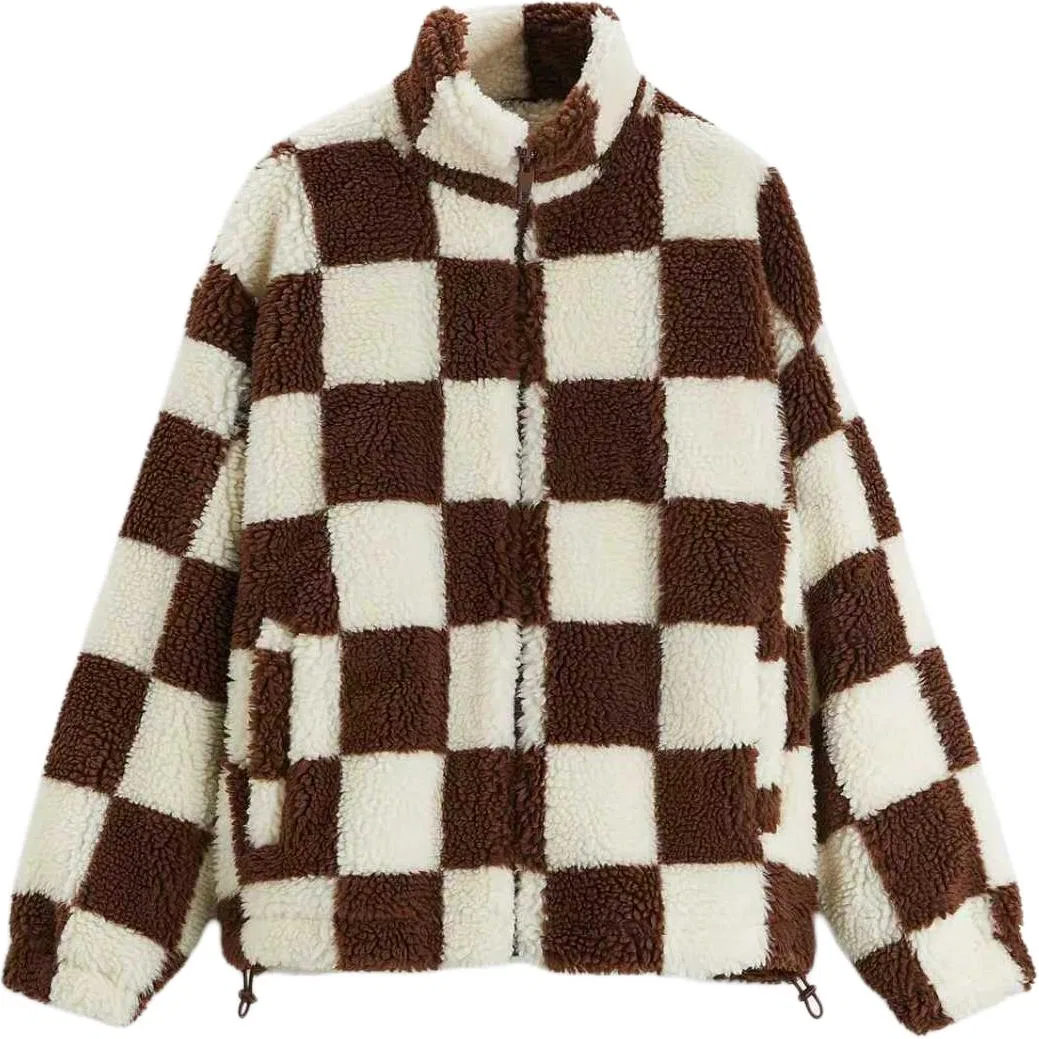 Мужская куртка с воротником-стойкой Brown ZARA, Brown