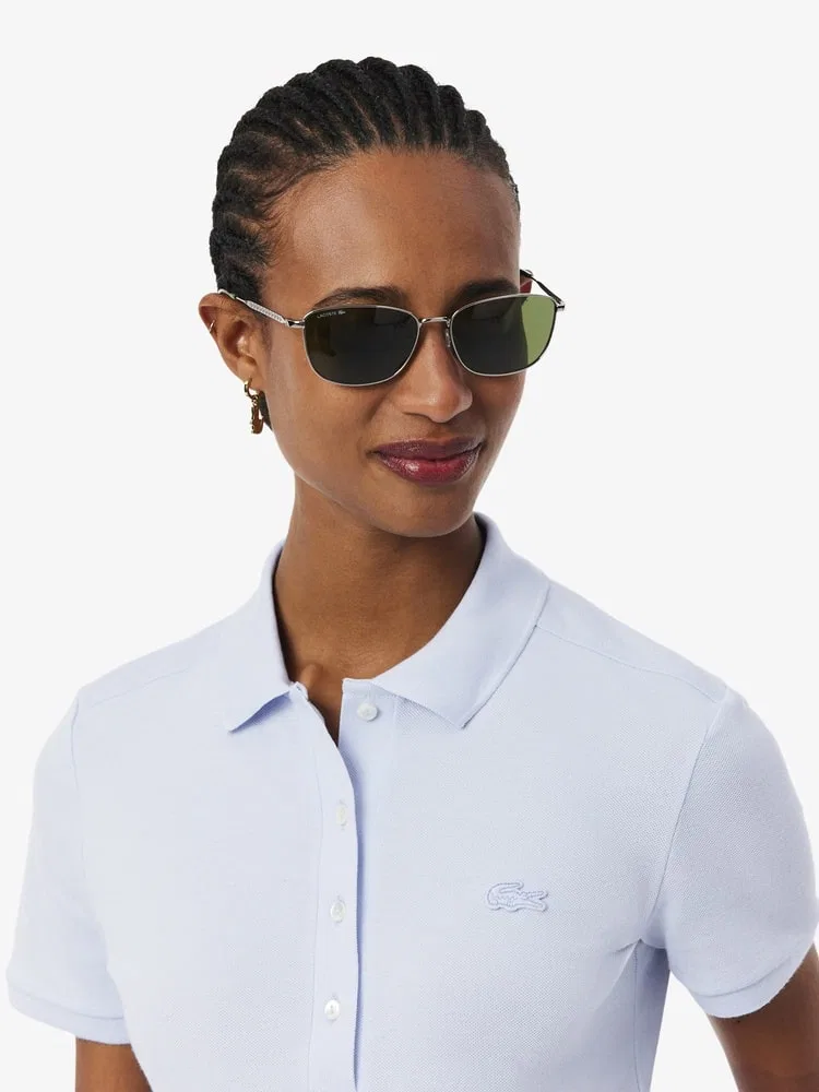 Футболка поло LACOSTE Mini Pique Slim Fit, Lavender — фото 2