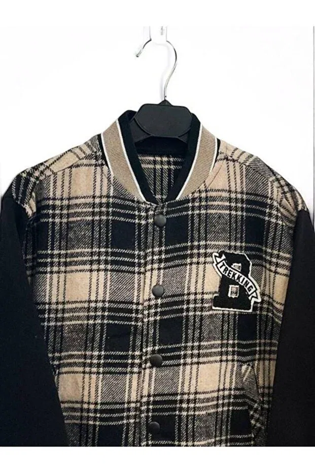 Детское пальто для девочек с длинным рукавом Zekids, Black — фото 3