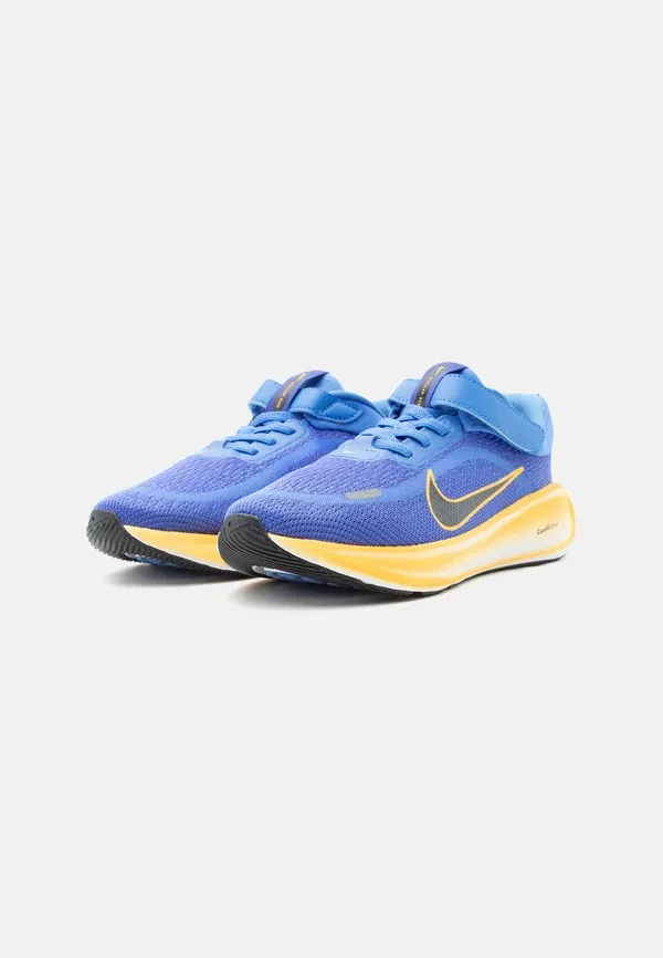 Кроссовки для бега с сетчатым верхом Stellar Ride Nike Performance Crystal/Off Noir/Lapis/Volt Tint/Lime Blast, черный/синий — фото 2