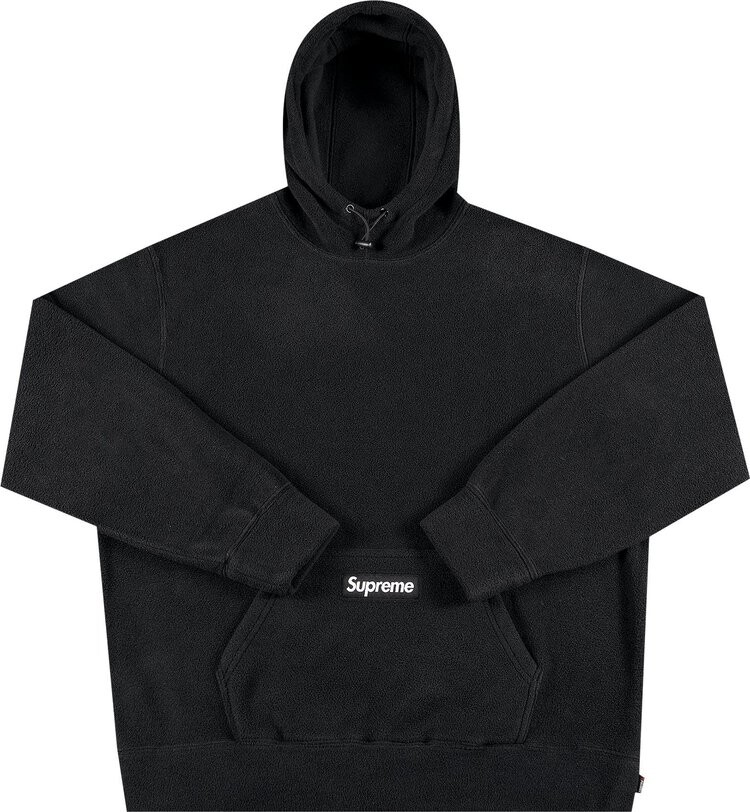 

Толстовка Supreme Polartec Hooded Sweatshirt 'Black', черный