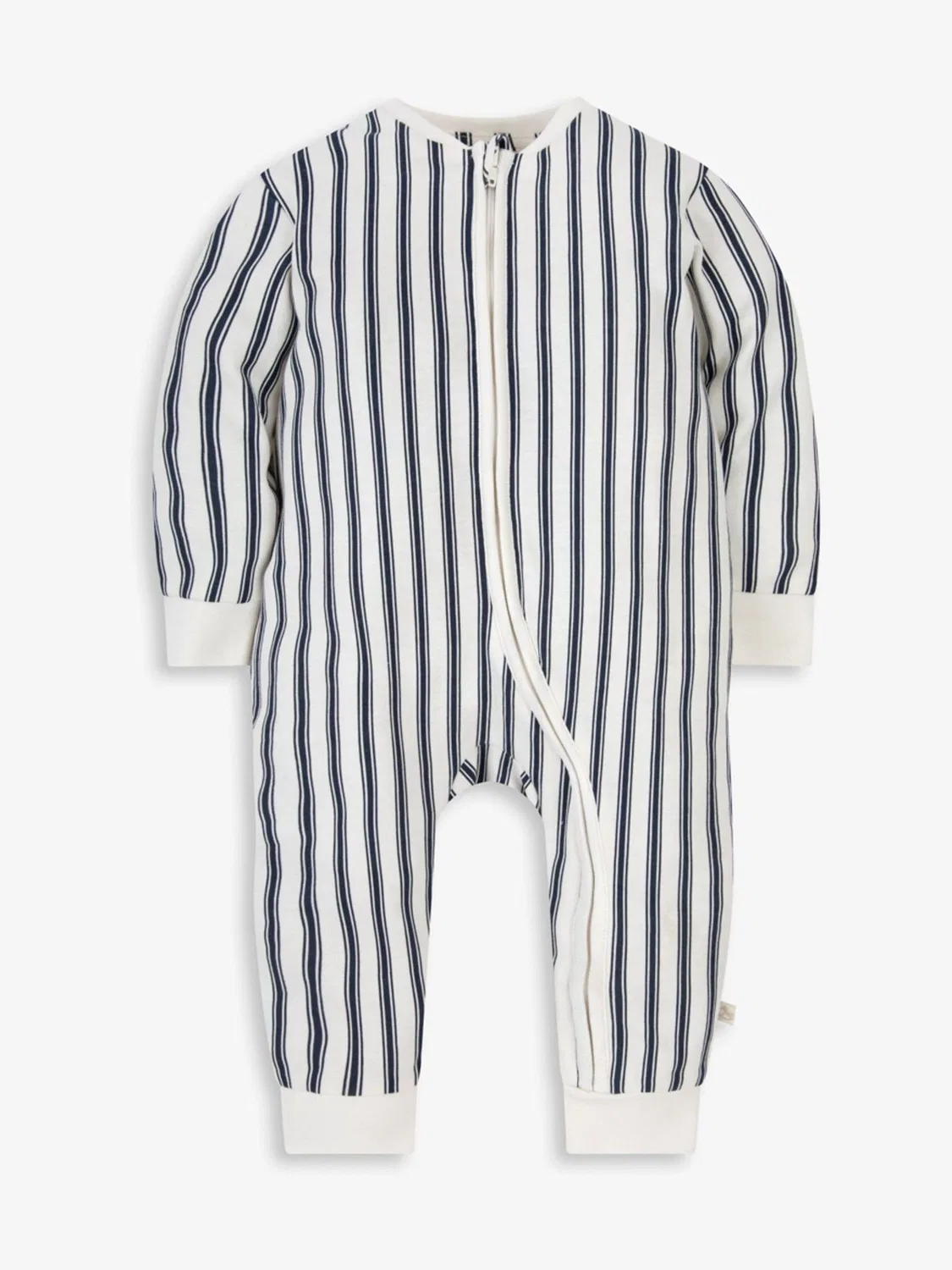 Комбинезон для сна на молнии, хлопковый, Little Tailor, синий — фото 2