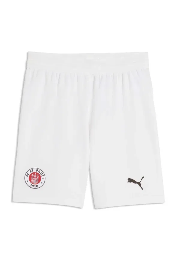 Шорты футбольные Fc St. Pauli 26/27 Shorts Unisex, Puma, White, Espresso Brown, белый/коричневый