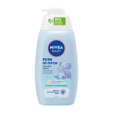 Пена для ванны мягкая Nivea Baby, 450 мл