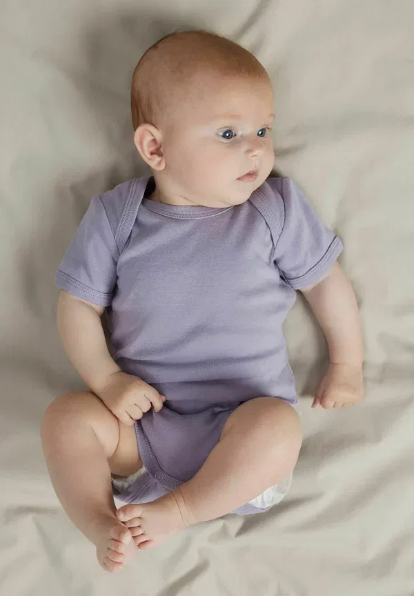 Комплект из 3 боди, хлопок, Romper 3 pack, Name It, lilac marble, сиреневый