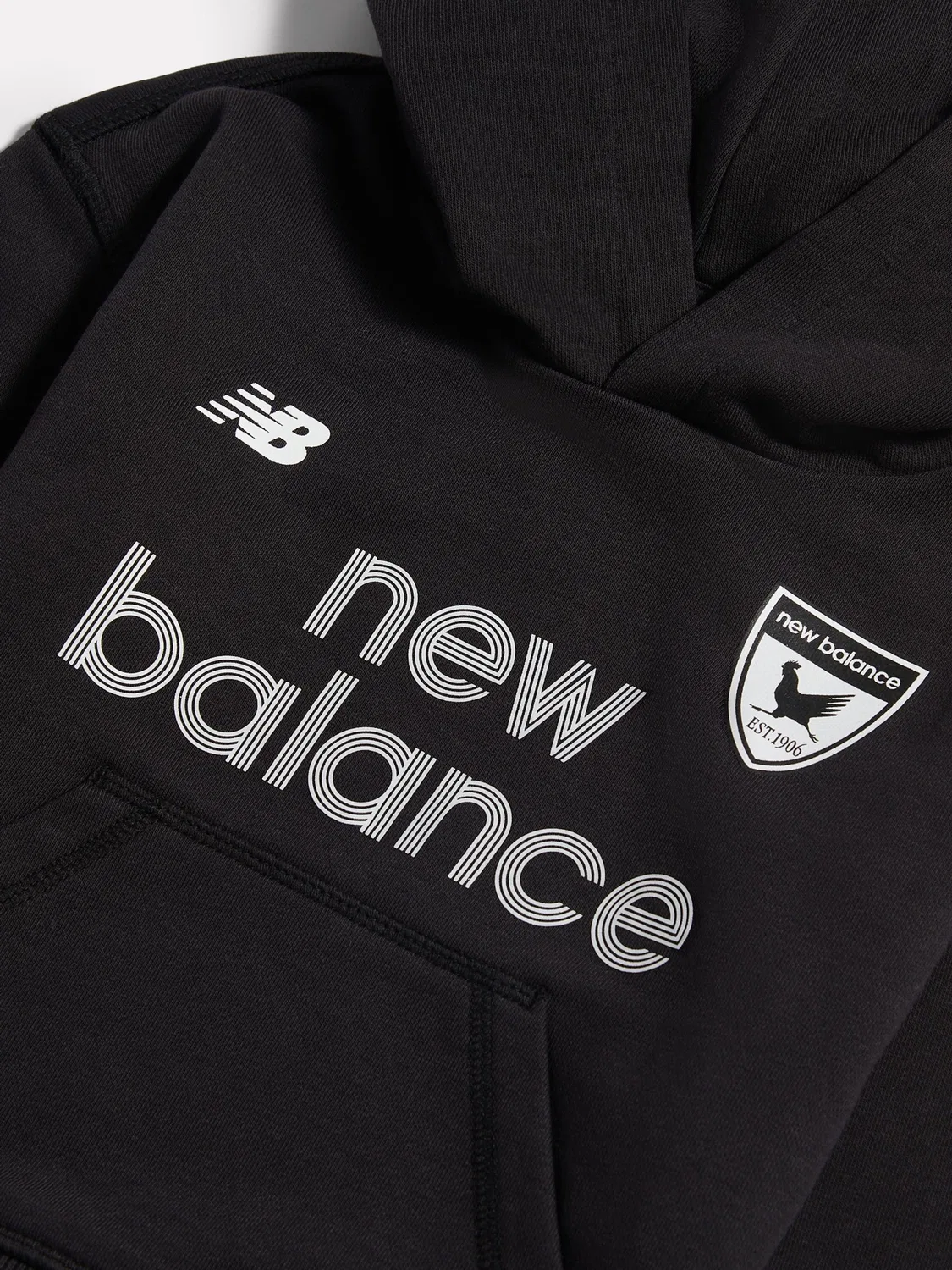 Худи футбольное New Balance 1906, черный — фото 3