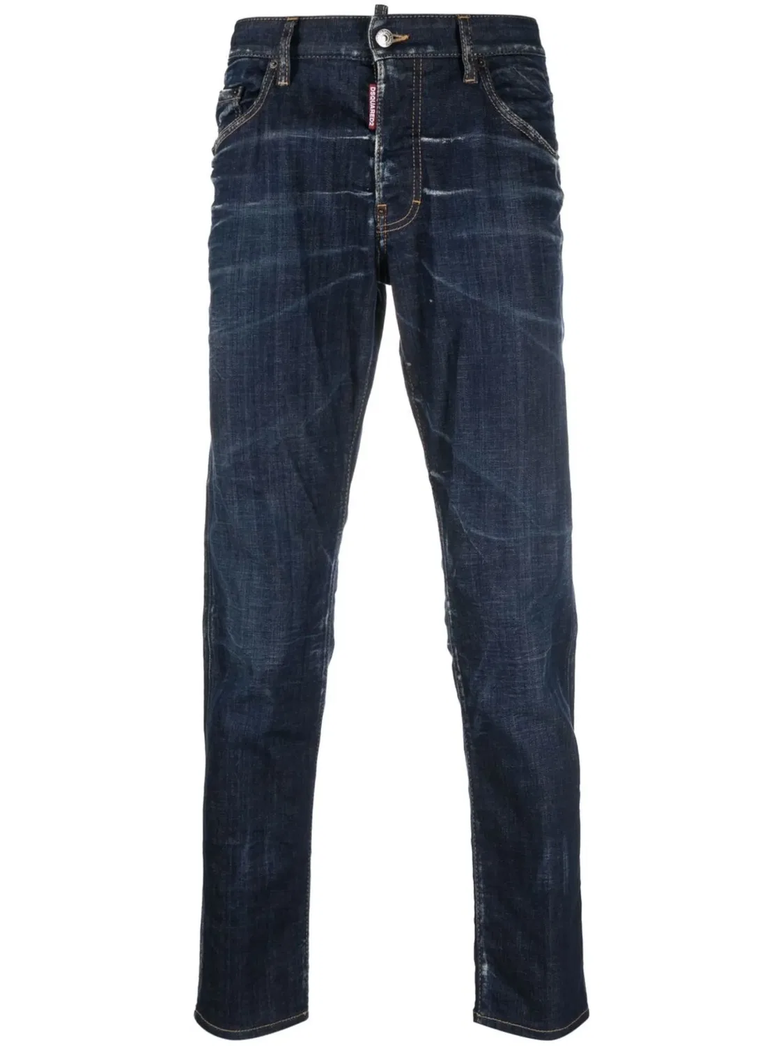 DSQUARED2 Джинсы-скинни синие