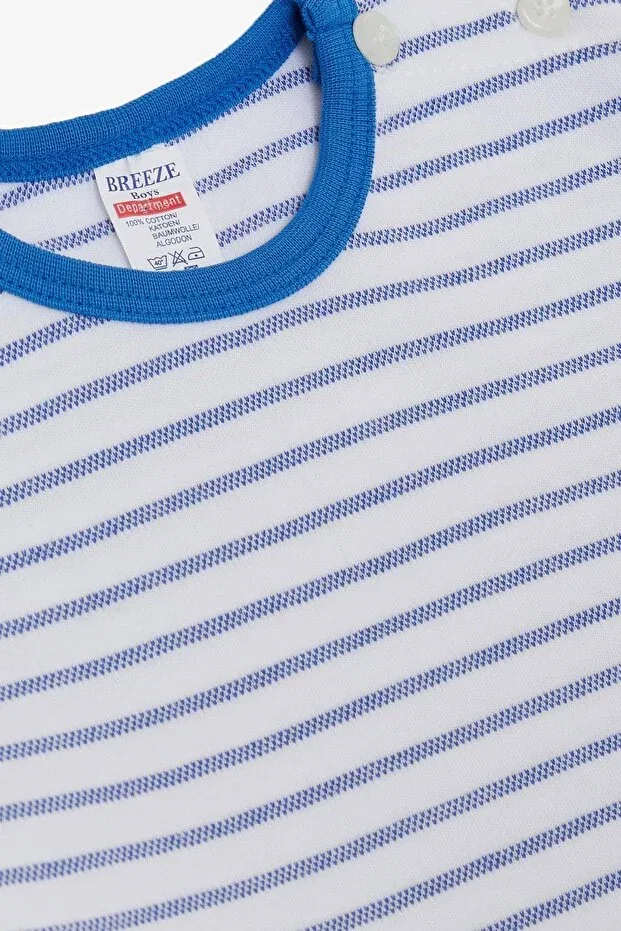 Детская футболка для мальчиков с длинным рукавом Breeze, White — фото 3