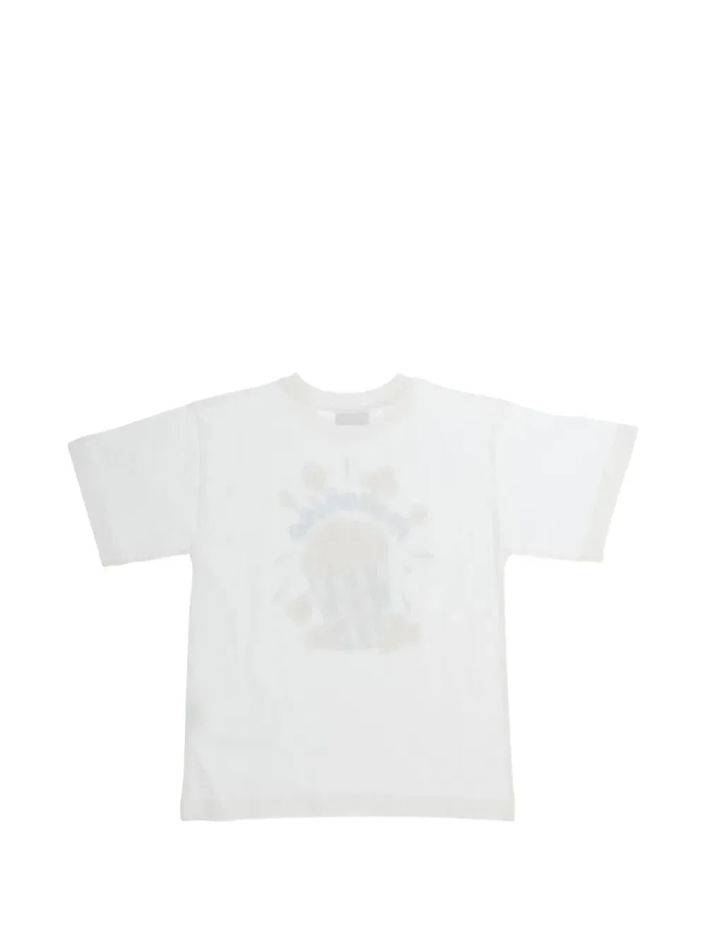 Футболка с принтом "попкорн" Moschino Kids, белый — фото 2