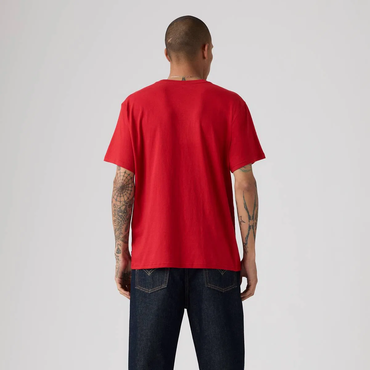 Свободная футболка с графическим принтом Levi's, Off The Record Emboldened - Red — фото 4