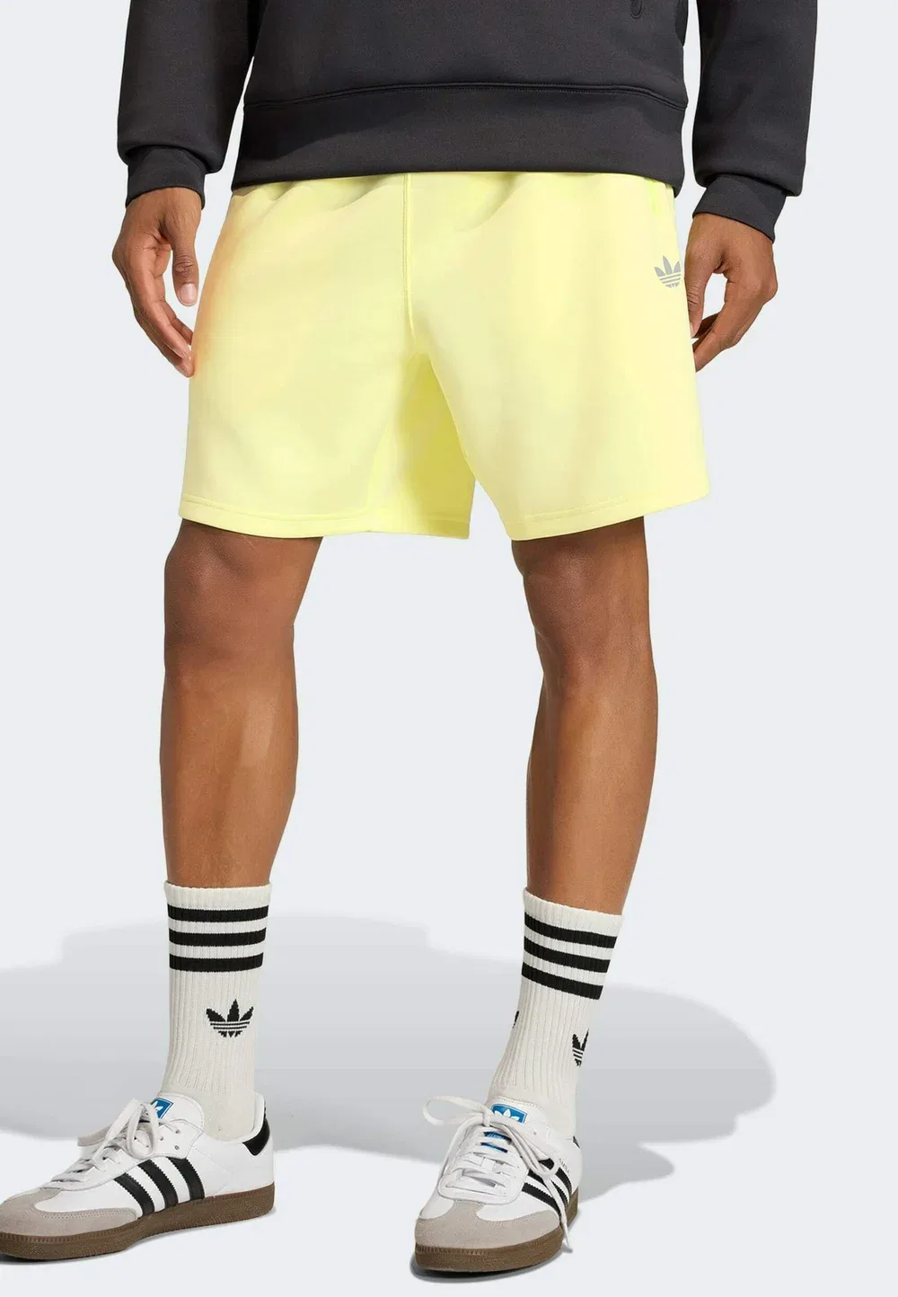 Шорты-Комбинезон Trefoil Essentials - спортивные штаны Adidas Originals, Frozen Lemon